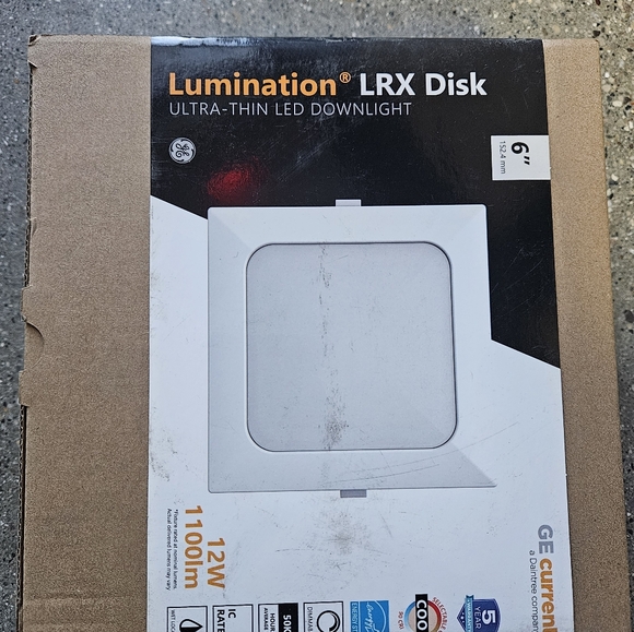 White LED Ceiling Light Fixture - Picture 3 of 4